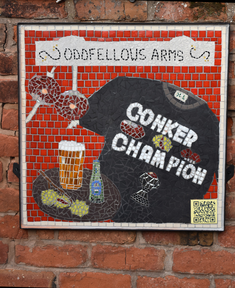 Mosaic on the wall Mosaic on the wall