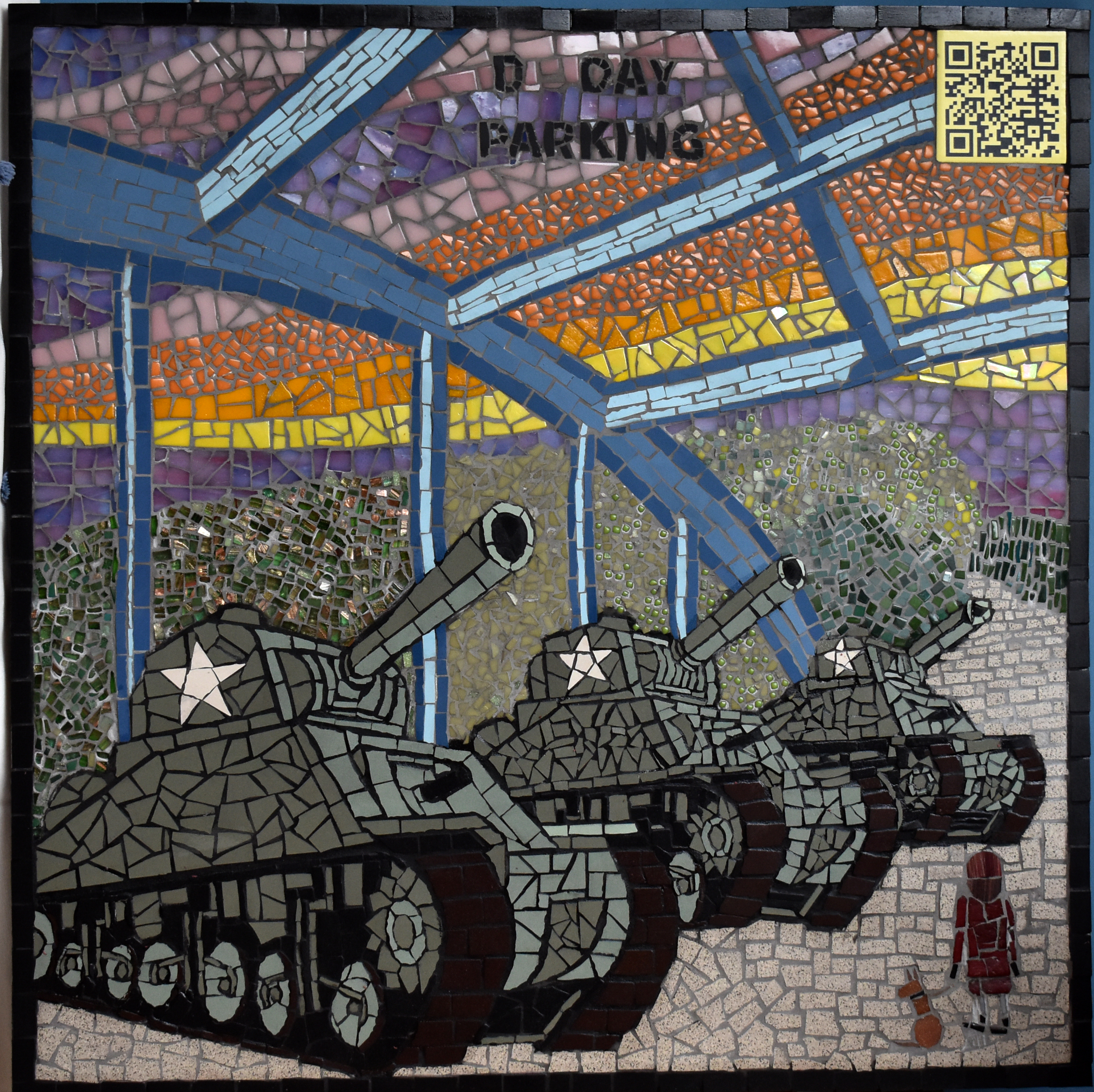 Tanks on the A556 Mosaic